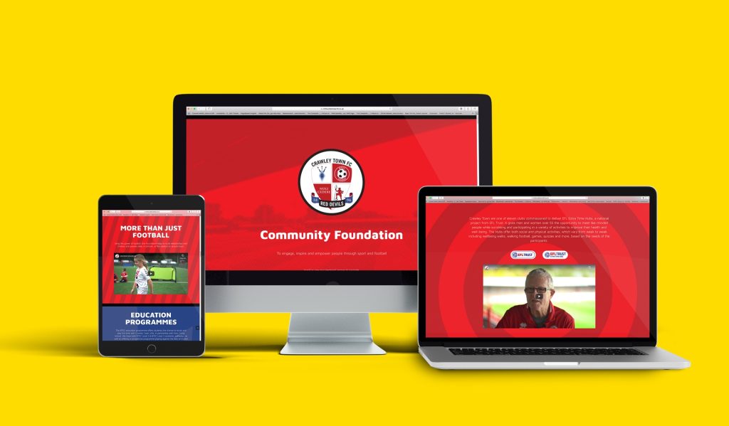 SHA. Graphic Design: Crawley Town